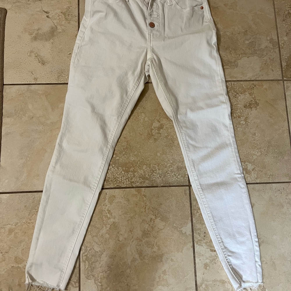 Mid length jeans
